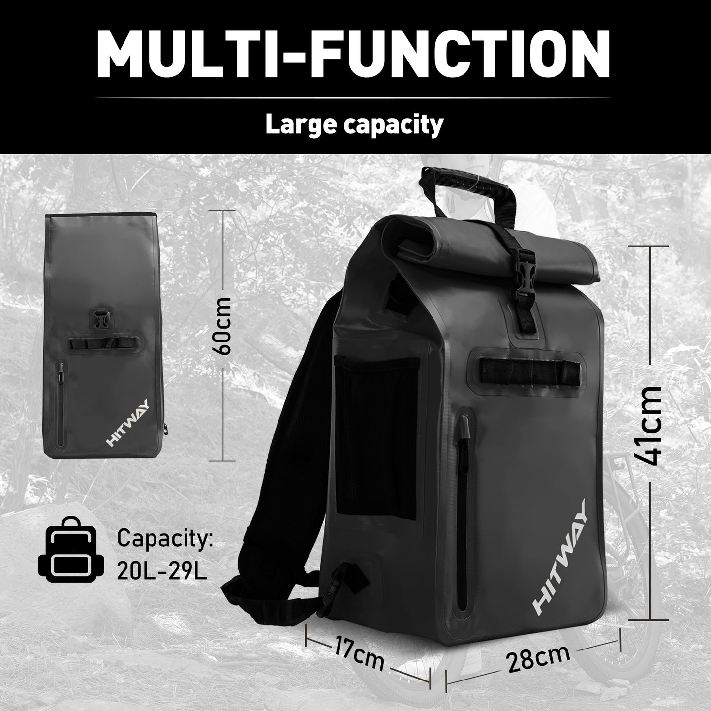 Large Capacity Bike Rack Bag