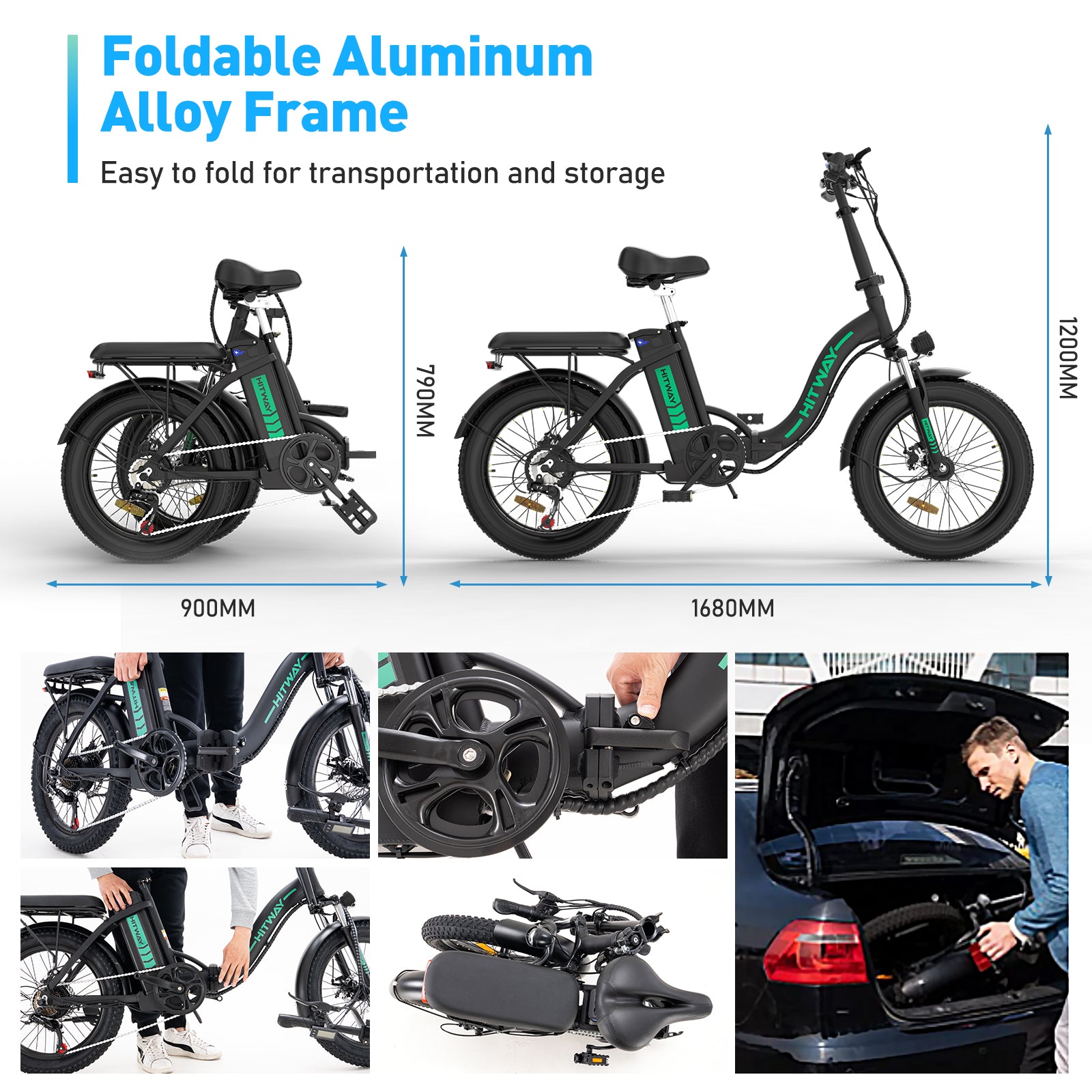 Vélo électrique pliant BK6M