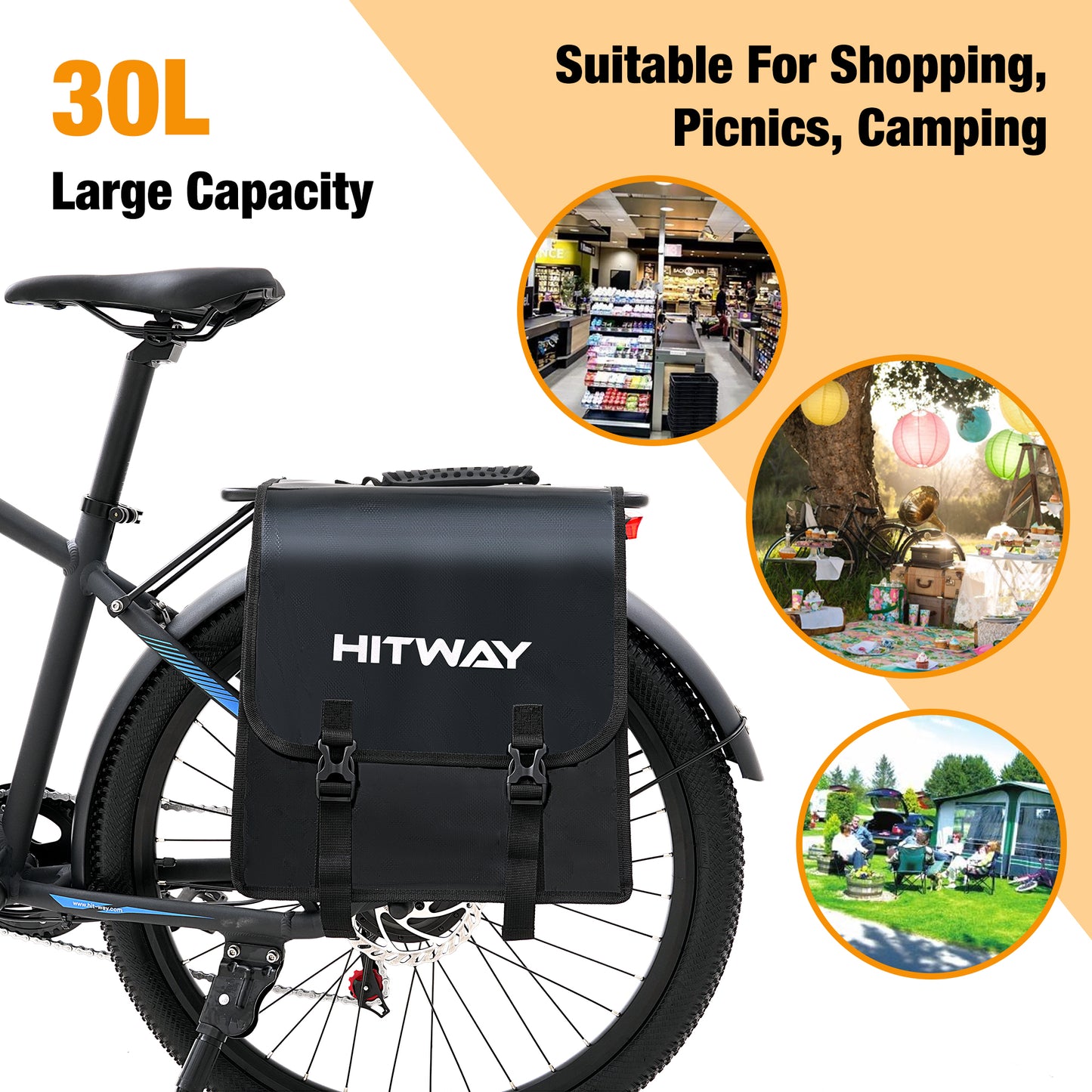 Ebike Double Hanging Bag