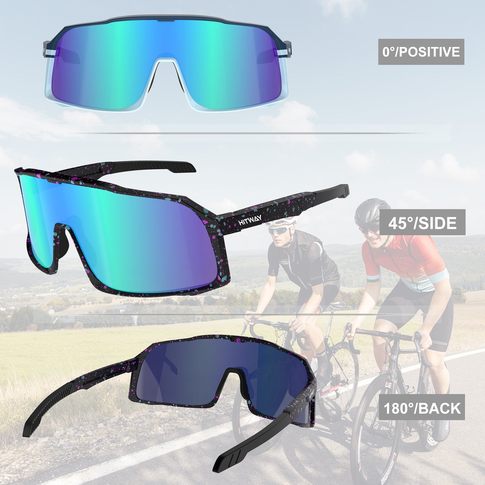 Riding glasses online bicycle