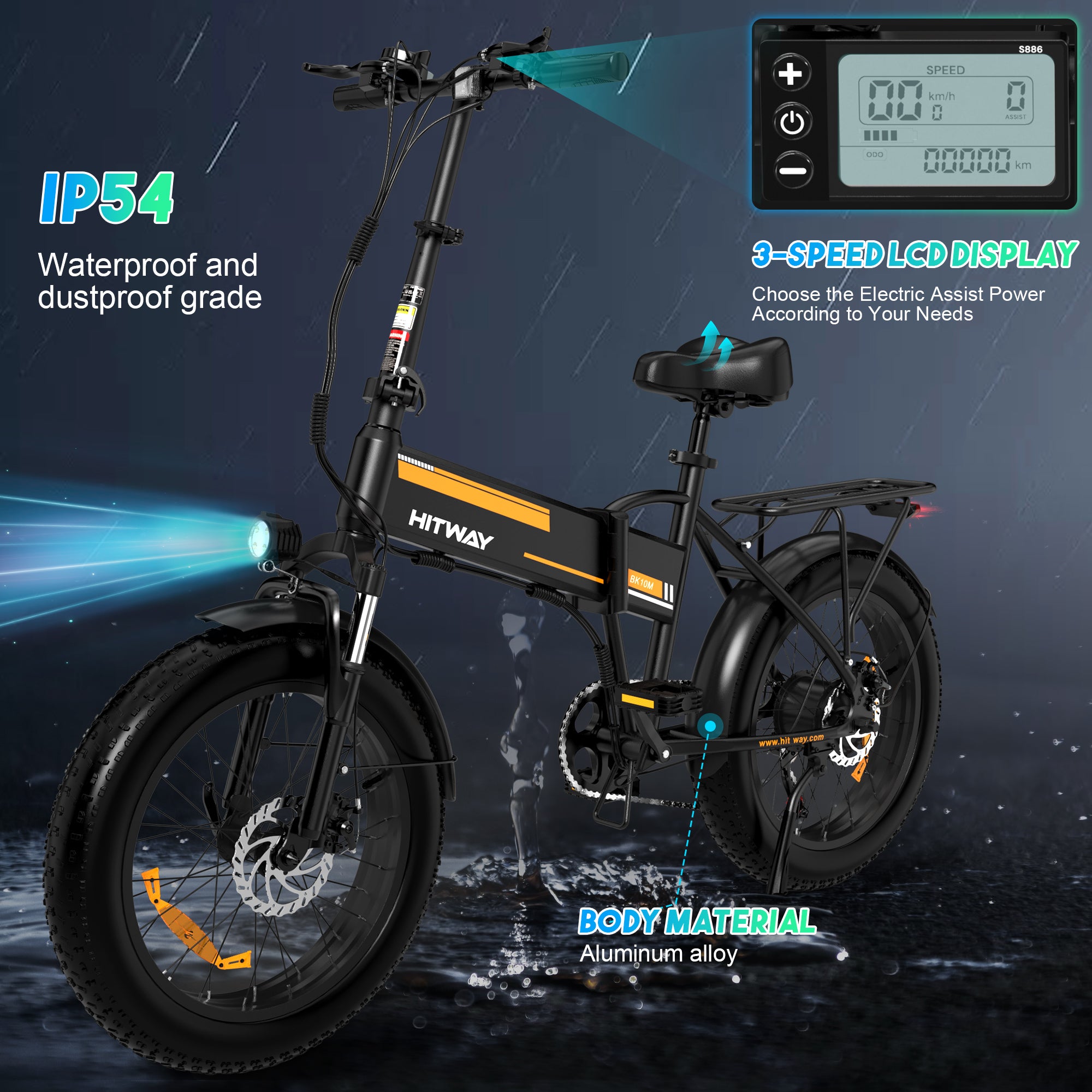 Affordable foldable electric bike hot sale